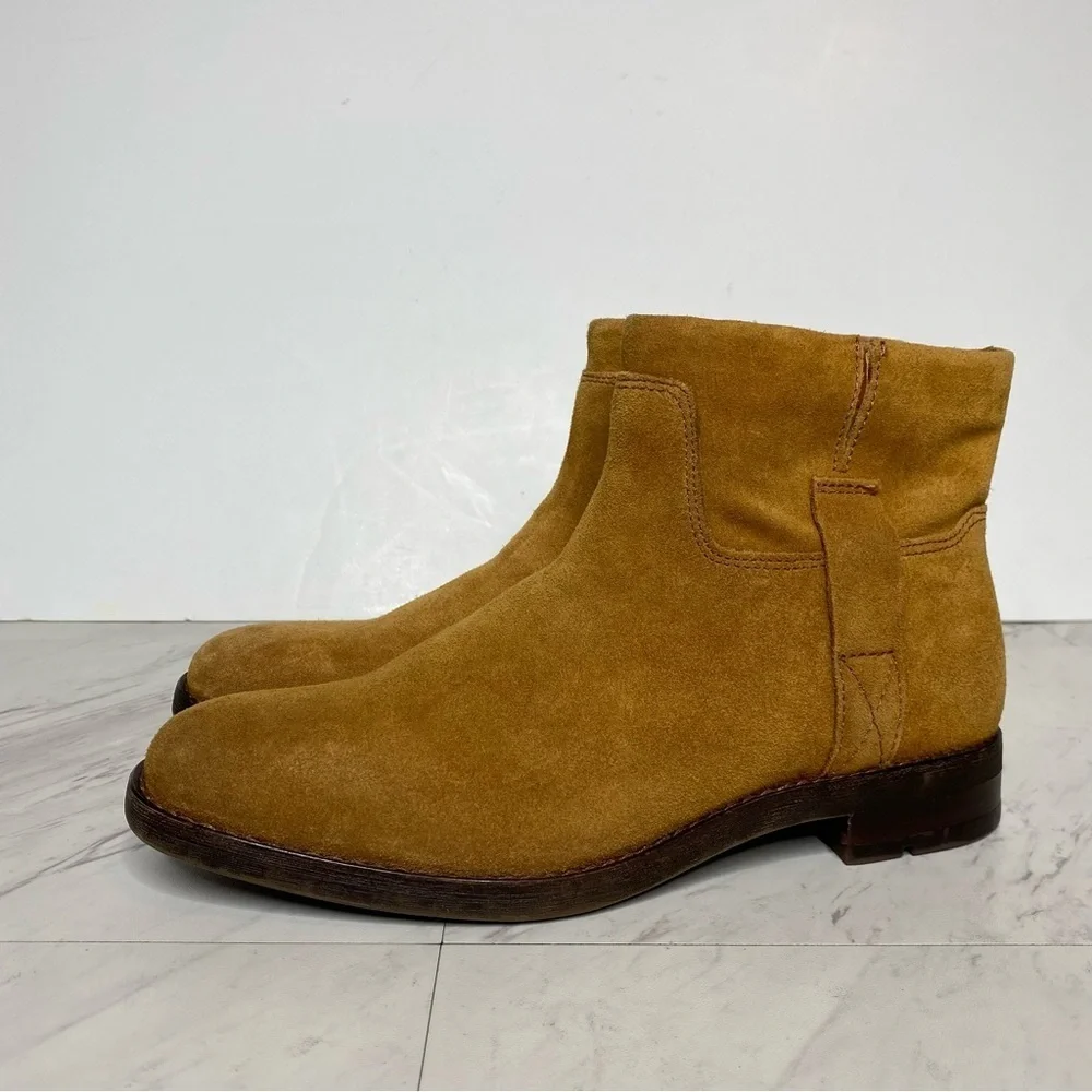 Franco Sarto Malina Brown Suede Bootie 8M